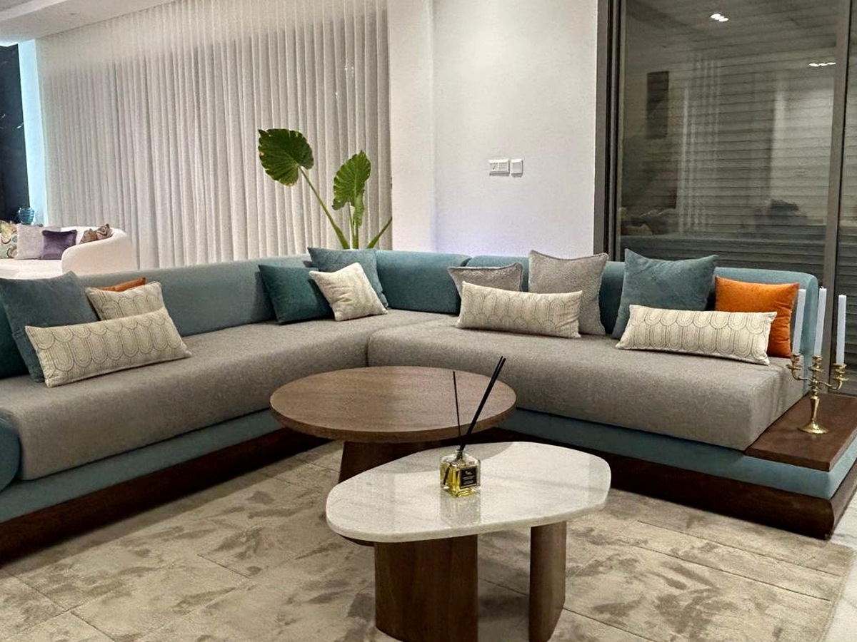 Canapé modulaire sur mesure — Villa Souissi Rabat