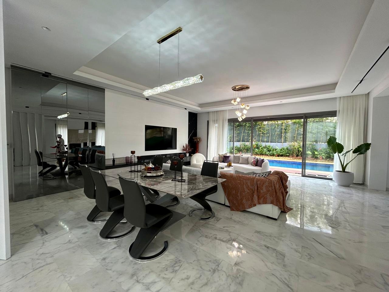 Villa Souissi à Rabat — aménagement intérieur et mobilier sur mesure